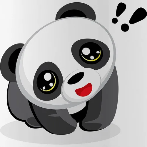 Vista 2 de CafePress Excited Panda - Botella de agua de acero inoxidable (1,0 L)