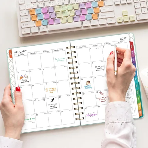 Vista 6 de 2027 Planner - 2027 Planner Weekly and Monthly, Planner 2027