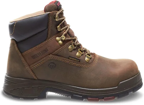 Vista 2 de WOLVERINE BOOTS Men's, Cabor 6 inch Composite Toe Waterproof Boots Coffee