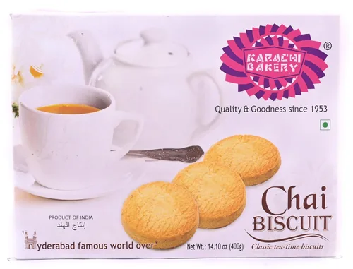 Vista 5 de Karachi Bakery - Galletas Chai, 14.10 oz (400 g), galletas, galletas, aperitivos indios
