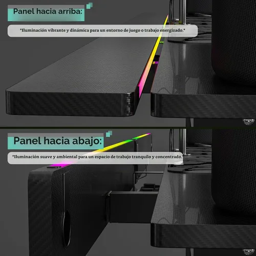 Vista 9 de JWX Escritorio para juegos de pie de 4 patas con motor dual de 71 pulgadas