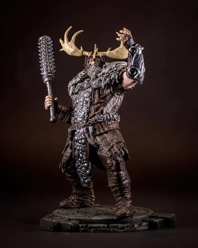 Vista 3 de McFarlane Toys - Diablo IV Landslide Druida (Común) Figura Posada Escala 1:12