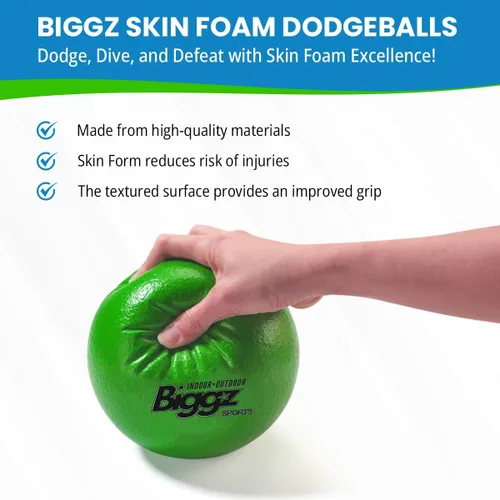 Vista 4 de Biggz Pelotas Dodge de espuma para piel