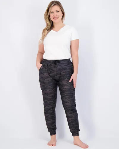 Vista 3 de Paquete con 3 unidades Pantalones deportivos de yoga ultra suaves para mujer con bolsillos y cordón (disponibles en tallas grandes)