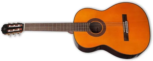 Vista 2 de Takamine Guitarra acústica para zurdos con cuerda de nailon GC5 (natural)
