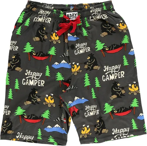 Vista 175 de Lazy One - Pantalones cortos de pijama para hombre, ropa de dormir