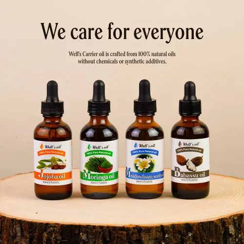 Vista 6 de Well's Oil Aceite de moringa 100% puro, acondicionador, hidratante y nutritivo, ácidos grasos, totalmente natural, para el cuidado de la piel