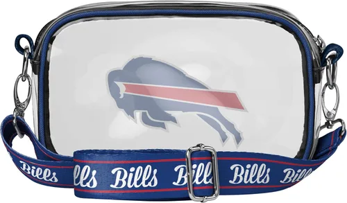 Vista 5 de FOCO NFL Womens NFL Team Logo Stripe Clear Crossbody Bag