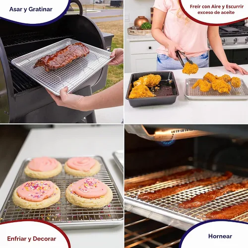 Vista 5 de KITCHENATICS - Juego de rejillas y bandejas de enfriamiento