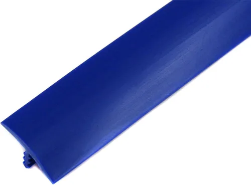 Vista 11 de Rollo de 20 pies de molde en T de plástico azul bebé de 3/4 pulgadas para gabinetes de juegos de arcade, mostradores, estantes o mesas