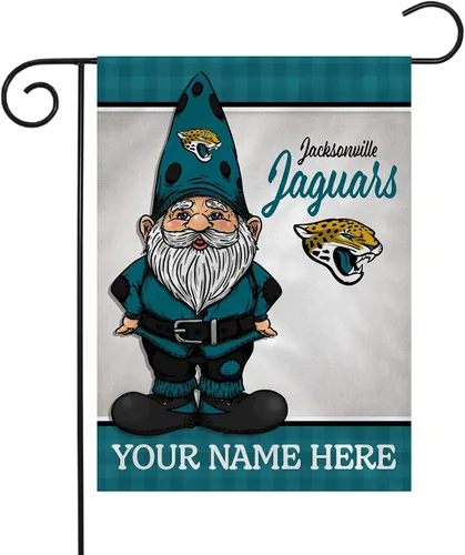 Vista 14 de Rico Industries Bandera de jardín personalizada de gnomo de fútbol de la NFL