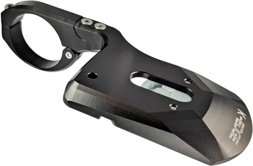 Vista 5 de K-Edge Soporte para computadora de bicicleta Aero Roam para dispositivos GPS Wahoo Negro Wahoo ROAM Aero Mount With 31.8mm Clamp