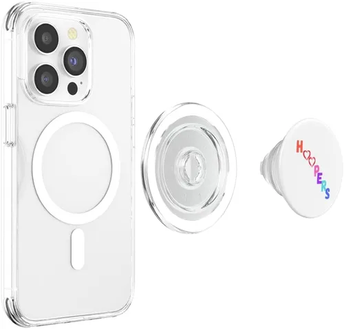 Vista 4 de Dog Agility Dog Hoopers - Hoopers with hearts PopSockets MagSafe PopGrip for iPhone