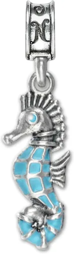 Vista 8 de .925 Sterling Sliver Charm Marina de los Estados Unidos USN NAF