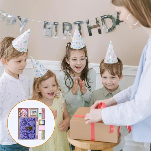 Vista 7 de CAGIE Juego de diario de bricolaje para niñas de 8 a 12 años, regalos para niñas de 9, 10 y 11 años, diario con candado para regalo de cumpleaños