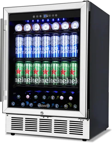 Vista 17 de Mini Refrigerador de Vino, Refrigerador Enfriador de Vino de 12 Botellas, Bodega de Vino Independiente para Vino Rojo y Blanco, Control