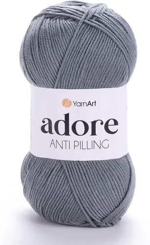 Vista 27 de 1 madeja YarnArt Adore, hilo antipilling, 100% acrílico antipilling, 100 g (3.5 oz), 280 m (306 yd), 3: Light-DK, Verde bebé - 358