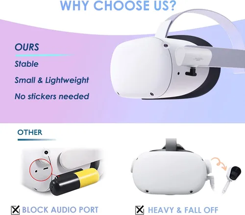 Vista 4 de Paquete de batería para Oculus Quest 2 batería recargable de 4800 mAh compatible con OculusMeta Quest 2 y auriculares Quest extra 2 horas
