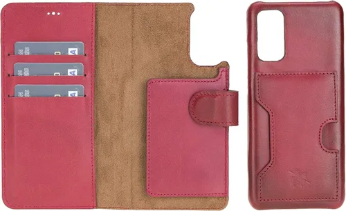 Vista 116 de Venito Florence - Funda de piel compatible con Samsung Galaxy S9, extra segura con bloqueo RFID, cartera desmontable para teléfono (gris decolorado)