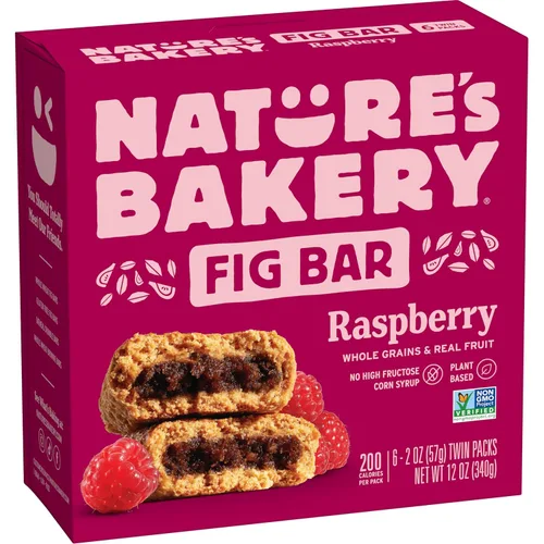 Vista 11 de Nature's Bakery Barra de higos, manzana y canela, 2 oz manillar de bicicleta
