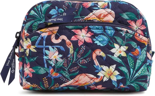 Vista 5 de Vera Bradley Bolso organizador de maquillaje cosmético mediano de algodón para mujer