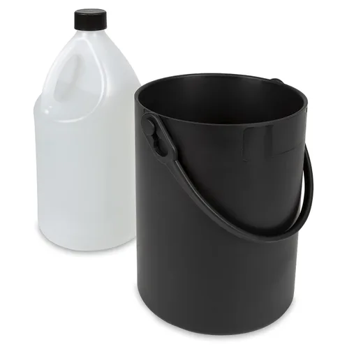Vista 2 de Portabidón de seguridad, capacidad de 4.5 litros, negro