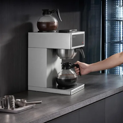 Vista 8 de VEVOR Cafetera comercial del goteo 12 tazas estilo del goteo de la máquina