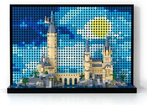 Vista 2 de TG BLOCKS Conjunto de construcción de castillo mágico de ladrillo micro
