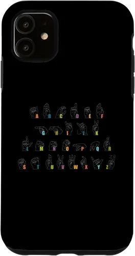 Vista 8 de Sign Language Alphabet Design Case for iPhone 17