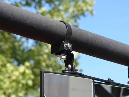 Vista 8 de SuperATV Espejo retrovisor de 3 paneles con abrazaderas de 1.75 pulgadas para Polaris General 2016+ Polaris General 4 2017+ Ancho: 20 pulgadas