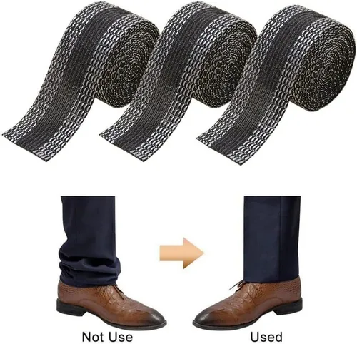 Vista 2 de Tiras Modificadoras para Bordes de Pantalones, Tiras Termoadhesivas para Acortar Bordes de Pantalones, Pasta Autoadhesiva para Dobladillo