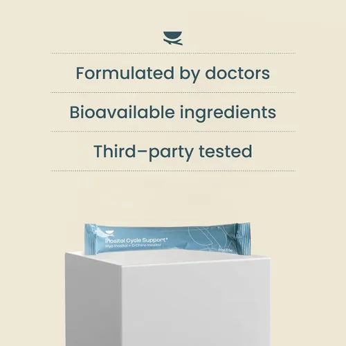 Vista 6 de bird&be Suplemento en polvo de inositol - Mio-inositol y D-Chiro-inositol para el bienestar de la mujer (suministro de 30 días) - Apoya la rutina