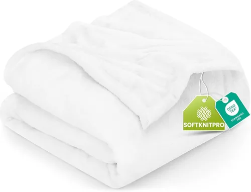 Vista 117 de Utopia Bedding - Manta de vellón de lujo, mullida, antiestática; manta de suave microfibra de 8.8 oz/yd² (300 g/m²) para sofá y cama; tamaño Gris