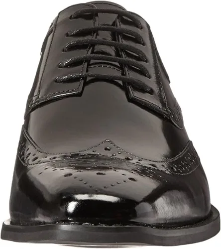 Vista 2 de Zapatos Stacy Adams Tinsley Wingtip Oxford para hombre Negro