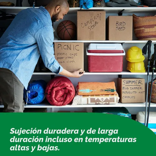 Vista 3 de Duck Recambios de Cinta de Embalaje Transparente HD - 6 Rollos de Cinta de Embalaje Resistente de Servicio Pesado para Envío y Mudanza, Cajas