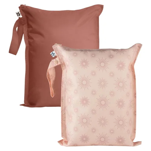 Vista 30 de Tiny Twinkle Bolsas húmedas a prueba de desorden 1 paquete de bolsas húmedas reutilizables impermeables para trajes de baño Ropa de bebé Bolsa