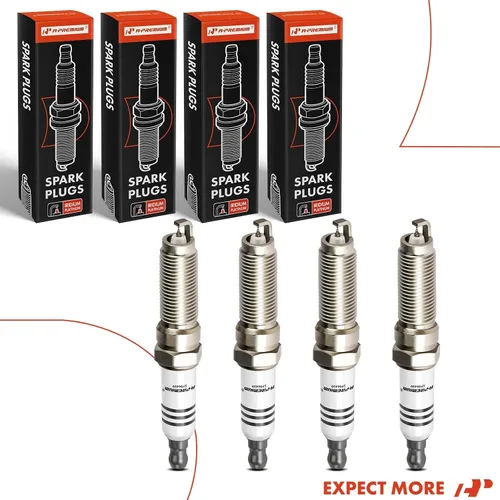 Vista 9 de A-Premium 4 bujías de platino iridio compatibles con vehículos Buick, Cadillac, Chevrolet y GMC - Envision, Regal, ATS, CT6, CTS, Equinox, Malibu