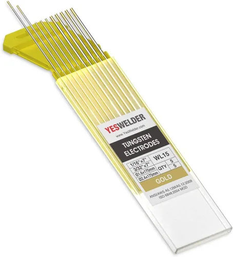 Vista 44 de YESWELDER Electrodo de tungsteno TIG Weld 1/8"x 7" 10-pk, no radiactivo comparable a E3 púrpura
