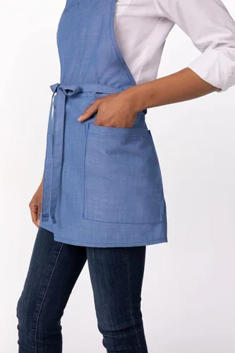 Vista 6 de Chef Works Unisex Medford Short Bib Apron