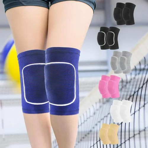 Vista 9 de Rodilleras de voleibol para mujeres, hombres, jóvenes, rodilleras para voleibol, baloncesto, fútbol, baile, yoga, tenis, correr, ciclismo