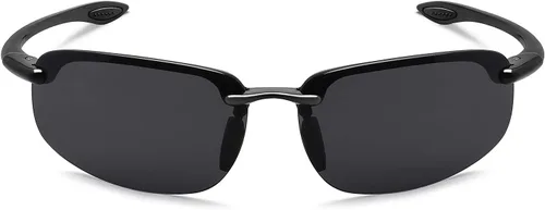 Vista 7 de WISTON Lentes de sol polarizados deportivos para hombres y mujeres, marco sin montura Tr90 para correr, pescar, béisbol, conducir, W8001