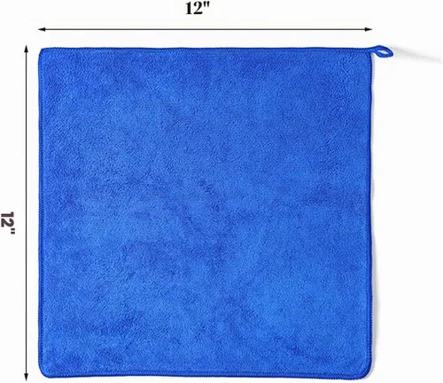 Vista 7 de Paños de limpieza de microfibra de alta calidad, ultra absorbentes, sin pelusas, para cocina, vidrio, cuidado del automóvil, acero inoxidable