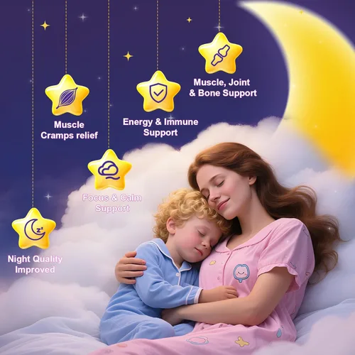 Vista 5 de Multivitamínico metilado para niños, masticable y liposomal, glicinato de magnesio, 400 mg, gomitas, inmune y cerebro, músculo y relajación