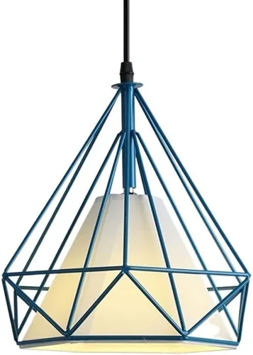 Vista 10 de Vintage Industrial Retro Pendant Light Fixture - E27 Edison Bulb Compatible - Adjustable Height - Ideal for Kitchen Island, Dining Room, and Living