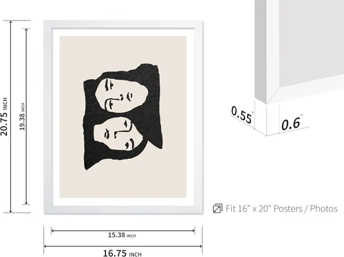 Vista 62 de Poster Master Faces Poster - Retro Women Print - Portrait Art - Sketch Illustration - Abstract Artwork - Woman Design - Chic Boho Design - Great
