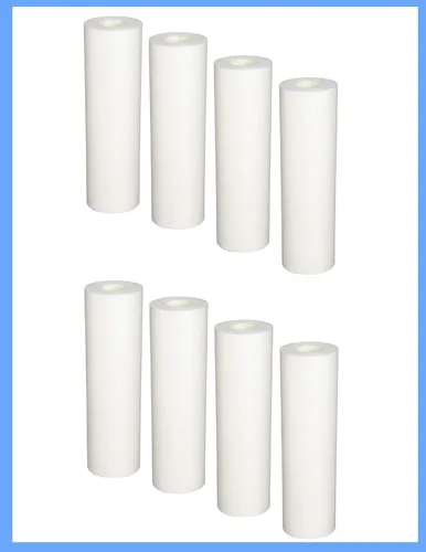 Vista 2 de CFS Paquete de 8 cartuchos de filtro de agua de sedimentos de polipropileno compatibles con GE GXWH04F, modelos de sistema de prefiltración GE