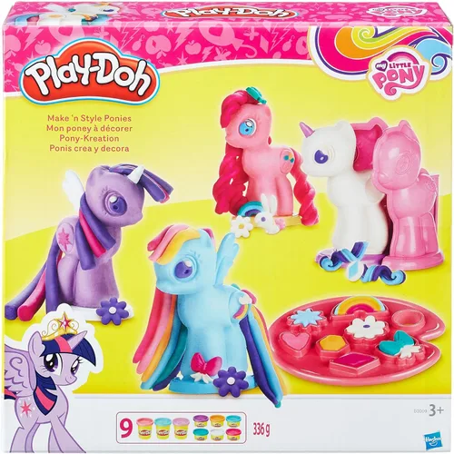 Vista 2 de Play-Doh My Little Pony Make 'n Style Ponies (exclusivo de Amazon)