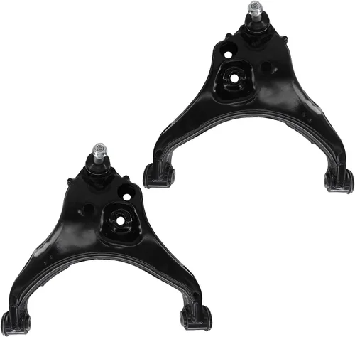 Vista 103 de Detroit Axle - 2 piezas Brazos de control superior delanteros para BMW X5 2007-2018 X6 2008-2019 Brazos de control superior con juntas esféricas