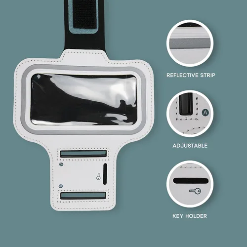 Vista 7 de Brazalete pequeño para teléfono celular para iPhone Mini SE/13 Mini/12 Mini/8/6S/5S/5C/4S/4 Galaxy S10e resistente al agua para teléfono celular