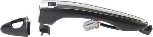 Vista 206 de TRQ Manija de puerta exterior delantera derecha cromada para el lado del pasajero compatible con Dodge Durango Jeep Grand Cherokee 2011-2021